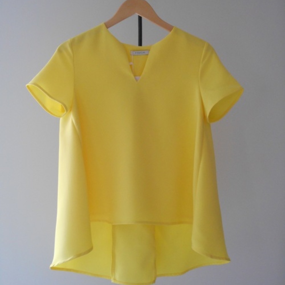 FRNCH YELLOW CANARY TOP